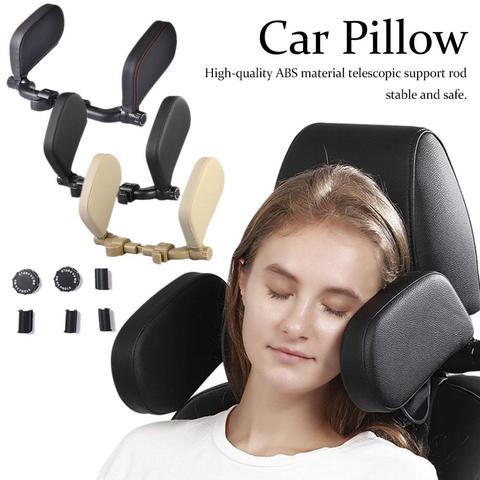 3th Generation para reposacabezas de asiento de coche, almohadilla de espuma de memoria cómoda para asiento de coche, almohada de cuello para dormir, soporte de cabeza lateral en los lados para niños y adultos ► Foto 1/6