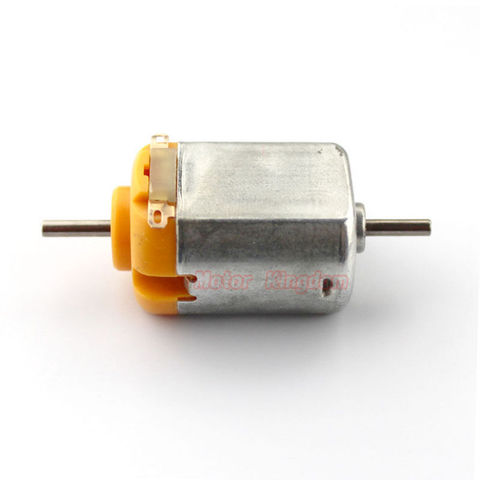 Micro Motor eléctrico de doble eje, 15mm x 20mm, doble eje de 2mm, DC 1,5 V-6V, 3V, Motor de 11000RPM, modelo de ventilador de coche de juguete ► Foto 1/5