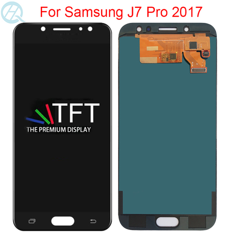 Nueva pantalla TFT para Samsung Galaxy J7 Pro 2017 J730F J730G J730M LCD con marco de montaje de digitalizador con pantalla táctil ► Foto 1/6