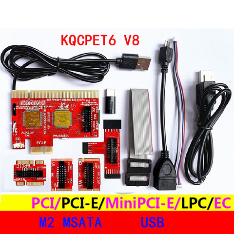 Analizador de diagnóstico de placa base PCI/PCIE/MiniPCIE/LPC/EC, probador de tarjeta PC Notebook ► Foto 1/6