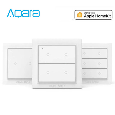 Aqara-interruptor inteligente OPPLE, inalámbrico, versión internacional, funciona con la aplicación de hogar inteligente para Apple HomeKit, novedad de 2022 ► Foto 1/6