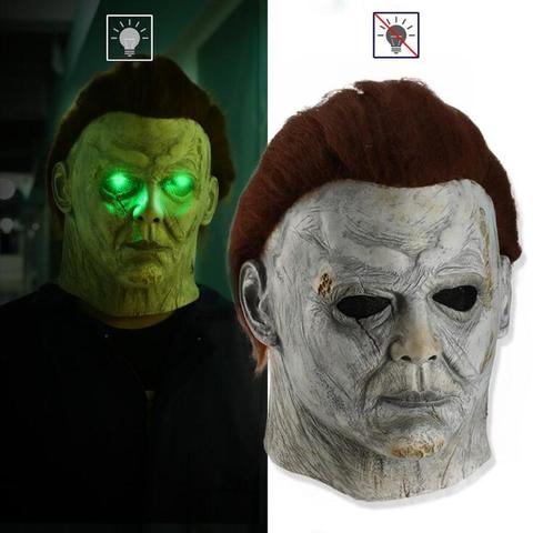 Máscara de Terror para Halloween, mascarilla de Michael Myers para fiesta, Cosplay, Joker, apoyos del casco, Calavera ► Foto 1/6