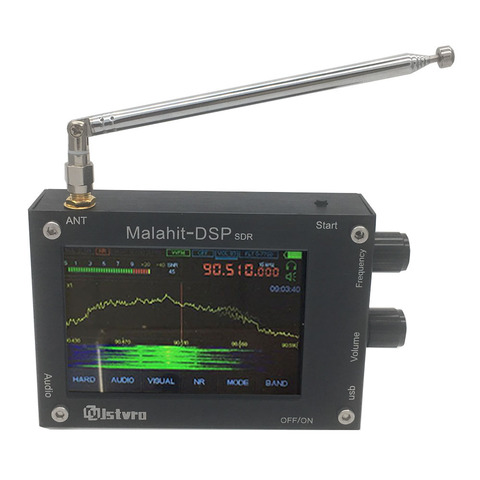 Radio con código de registro malaquita SDR, 50Khz-2GHz, recibidor DSP SDR, compatible con actualización de Firmware en línea DFU, antena y CABLE USB ► Foto 1/6