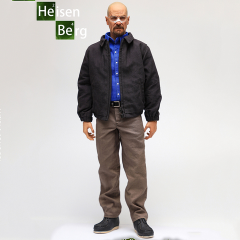 Figura coleccionable MAT001 de Breaking Bad, modelo de ropa de cabeza de Heisenberg, antiguo color blanco, a escala 1/6, para cuerpo de 12 pulgadas, preventa ► Foto 1/6