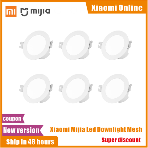 Xiaomi Mijia-luz descendente Led inteligente, versión de malla controlada por voz, Control remoto, ajuste de temperatura de Color, Bluetooth, 2022 ► Foto 1/6