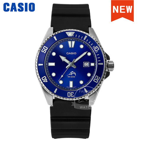 Casio reloj hombres black swordfish Marlin Diving reloj top marca de lujo set de cuarzo 200m impermeable hombres reloj reloj militar reloj luminoso banda de resina clásico look MDV106 relogio masculino erkek kol saati ► Foto 1/6