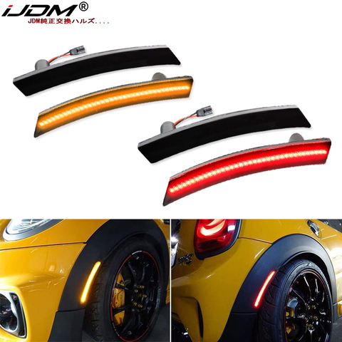 Trasera/frente luz LED de posición lateral lado repetidor lámpara de señal de vuelta de luz lámpara de Panel LED para 2002-08 MINI Cooper 1st Gen R50 R52 R53 ► Foto 1/6