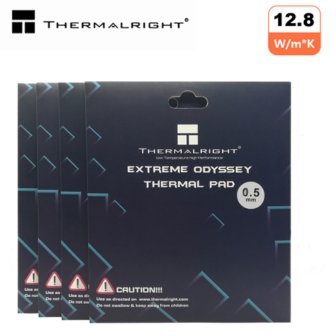 Almohadilla térmica thermalght, 120x120mm, 12,8 W/mK, 0,5mm, 1,0mm, 1,5mm, 2,0mm, conductividad térmica de alta eficiencia, auténtico Original ► Foto 1/6