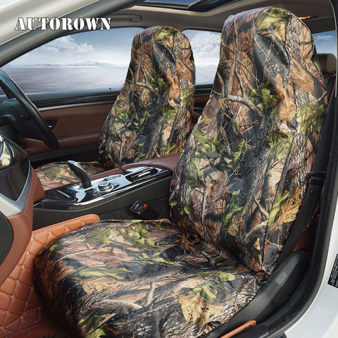 AUTOROWN caza camuflaje cubiertas de asiento de coche para Jeep tamaño Universal cubierta de asiento de Auto para la pesca impermeable Interior Accesorios ► Foto 1/6