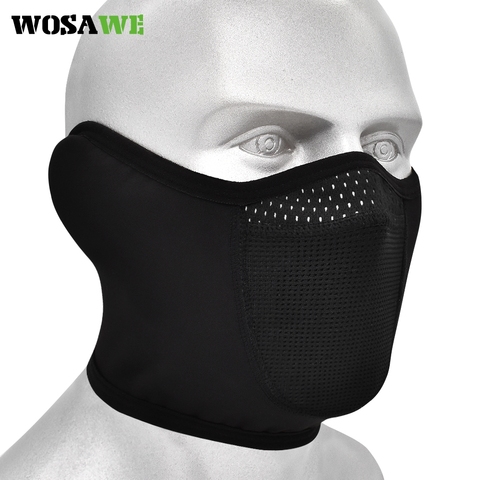 WOSAWE-mascarilla de lana para ciclismo, invierno, resistente al viento, a prueba de frío, cálida, transpirable, para senderismo, esquí, deportes de bicicleta ► Foto 1/6