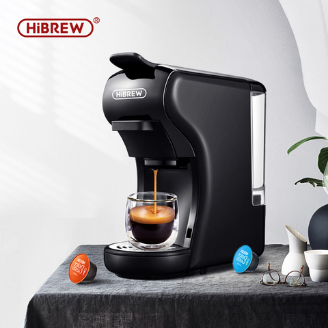 HiBREW-máquina de café expreso de 19 Bar, cápsulas múltiples 3 en 1 y 4 en 1, cafetera de cápsulas Dolce gusto Nespresso en polvo H1 ► Foto 1/6