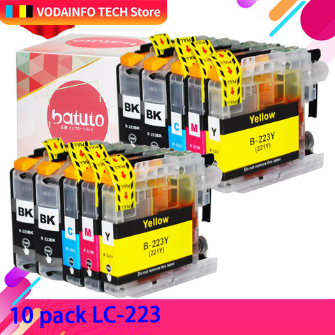 Reemplazo de cartucho para Brother LC223 LC 223 LC223Bk, cartucho de tinta para DCP-J4120DW MFC-J4420DW/J4620DW 4625DW 5320DW, 223 ► Foto 1/6