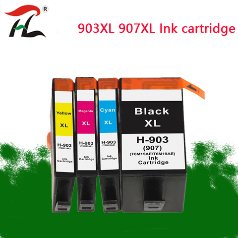 YLC-cartucho de tinta Compatible con impresora HP 903, 907, 903XL, 907XL, HP903XL, HP OfficeJet Pro, 6950/6960/6961/6970/6971, todo en uno ► Foto 1/6