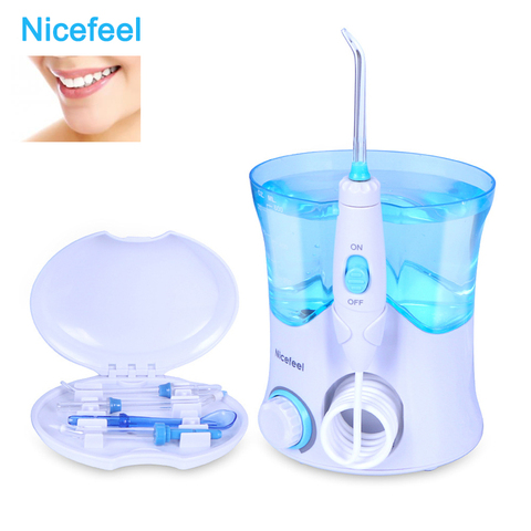 Nuevo tipo de irrigador Dental multifuncional de 600ml para agua, limpiador Dental con 7 boquillas ► Foto 1/6