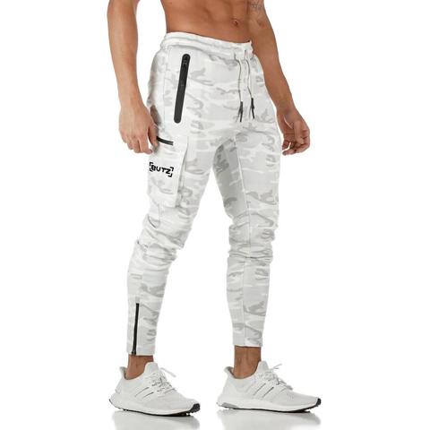 Seven Joe-pantalones de chándal con bolsillo lateral para hombre, jogging, entrenamiento de gimnasio, pantalones de moda informales de camuflaje, novedad ► Foto 1/6