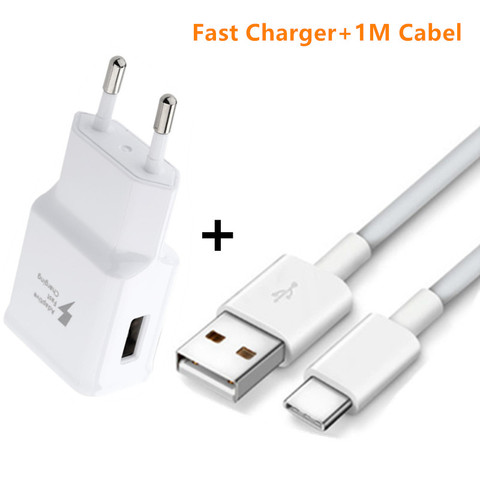 Cable USB para Samsung Galaxy Tab S5e Tab A 10,5 S10 Nota 9 uno más 7 Honor 9 10 5V 2.1A adaptador de cargador rápido Cabo Tipo C Kabel ► Foto 1/6