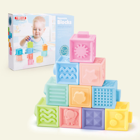 Bebé alcance sensorial bloques de construcción suave bola chico juguete de baño 3D los bebés de caucho de silicona juguetes para niños tableta amortiguador Tech accesorio beige Rojo Negro compruebe Tartan tableta amortiguador año ► Foto 1/6