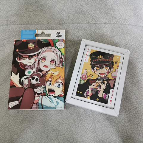 54 unids/set Anime Baño-a Hanako-kun Hanako Nene Yashiro Poker tarjetas de papel tarjeta de juego colección juguete para regalo ► Foto 1/5