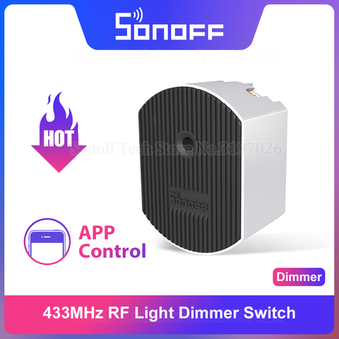 Sonoff D1 inteligente Dimmer 433Mhz RF conmutador Wi-Fi ajustar el brillo de la luz inteligente en la escena a través de aplicación eWeLink Google Alexa IFTTT ► Foto 1/6