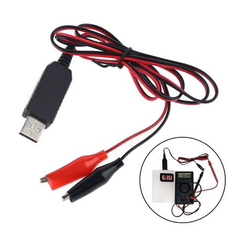 USB a DC de batería AA y AAA de 3V, Cable adaptador de fuente de alimentación, reemplazo de 2 pilas AA de 1,5 V para Radio de juguete ► Foto 1/6