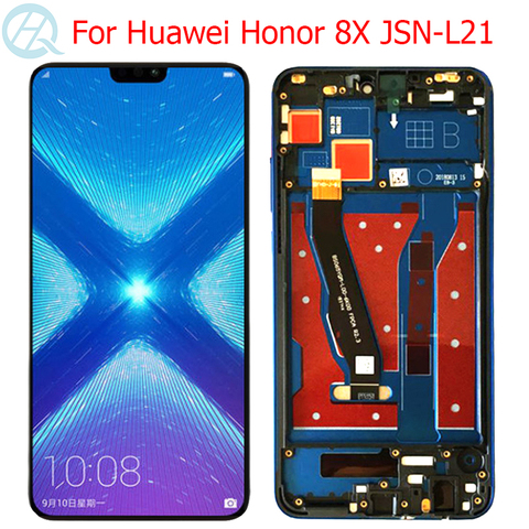 Honor 8X-pantalla LCD Original para Huawei Honor 8X, con Marco, JSN-L21 de JSN-L24 de 6,5 pulgadas, montaje de cristal Digitalizador de pantalla táctil ► Foto 1/6