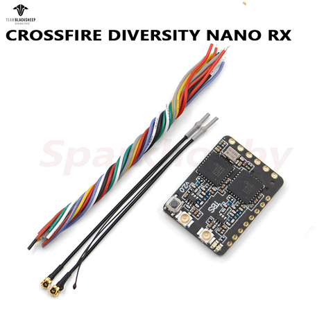 Nuevo equipo BlackSheep TBS fuego cruzado la diversidad NANO RX receptor 1,8g PPM SBUS CRSF 915/868Mhz de largo alcance sistema de Radio RC FPV Drones ► Foto 1/6