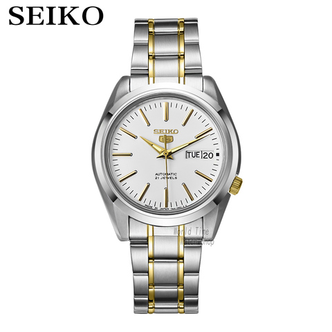 Seiko reloj de los hombres 5 reloj automático de marca de lujo de la mejor deporte impermeable reloj de pulsera para hombre relojes de relogio masculino SNKL15 ► Foto 1/6