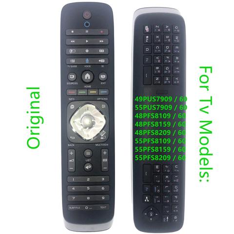 Mando a distancia con teclado de voz Original, YKF355-010 310RLREM00000101TP para televisor inteligente Philips 3D 49PUS7909/60 55PUS7909/60 55PUS8809 ► Foto 1/6