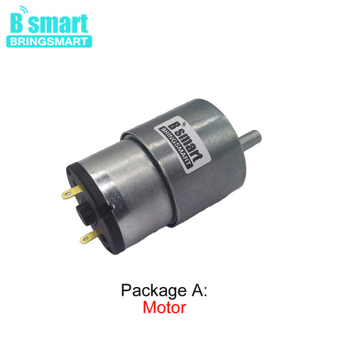 DC Mini Motor Bringsmart JGB37-520 DE ALTO Torque DC reducción Motor eléctrico invertido modelo 12v 12V 6V 24v de baja velocidad 7-960RPM ► Foto 1/6