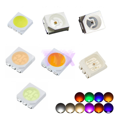 20 Uds resalte 3528 1210 LED diodo emisor de luz de lámpara de Chip granos blanco rojo azul verde naranja RGB luz de la luz de freno ► Foto 1/5