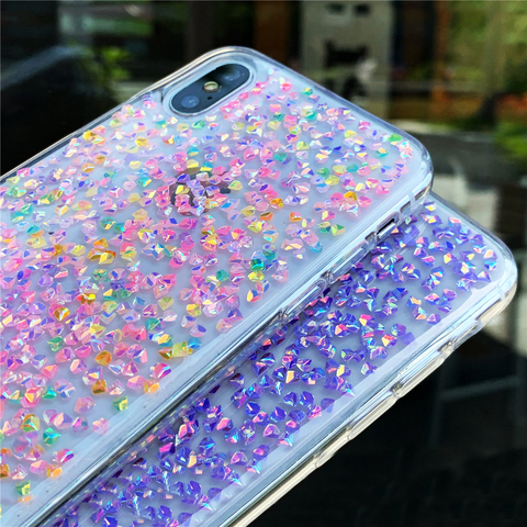 Funda de diamante de cristal para móvil, carcasa a prueba de golpes para Oneplus 7 7 Pro, 7T, 7 1 + 7T, Oneplus 8 pro ► Foto 1/6