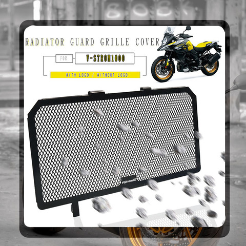 Para SUZUKI V Strom 1000 VSTROM DL1000 2014-2022 moto de acero inoxidable Protector de radiador cubierta de rejilla parrilla Protector ► Foto 1/6