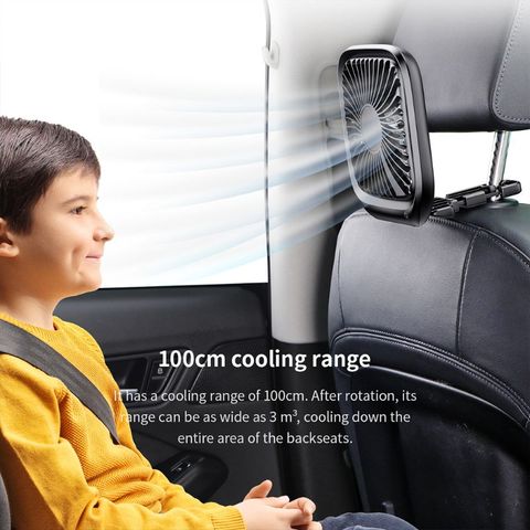 Mini ventilador portátil de 12V con Clip para asiento de coche, ventilador de fibra de vidrio de alta presión, Enfriador de aire ► Foto 1/6