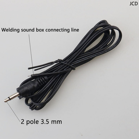 Mono auriculares estéreo de 3,5mm, conector macho con cable de 2 polos, Adaptador de Audio de soldadura de 3,5mm, longitud de Conector: 1,5 m ► Foto 1/3