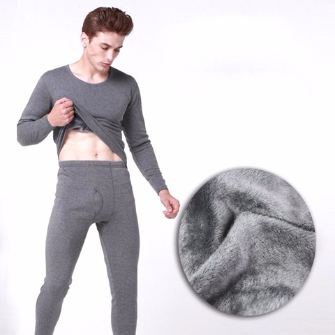 Conjuntos de ropa interior térmica para hombre, ropa interior térmica gruesa para hombre, ropa interior térmica para invierno, Calzoncillos largos ► Foto 1/4