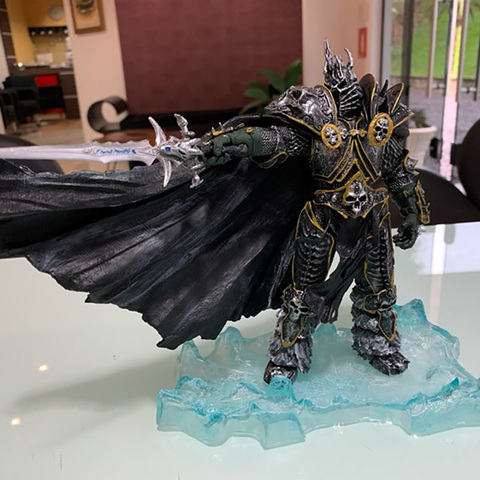 WOW-figuras de acción de El Rey Lich, juego famoso personaje y figuras de acción, regalo de 9 pulgadas, Arthas Menethil ► Foto 1/6