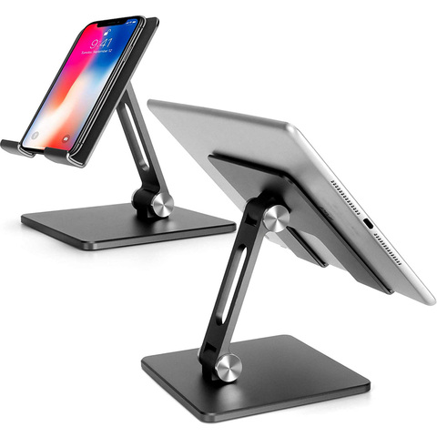 Soporte de Metal para tableta de escritorio, mesa plegable para teléfono móvil, ajustable para iPhone y iPad ► Foto 1/1