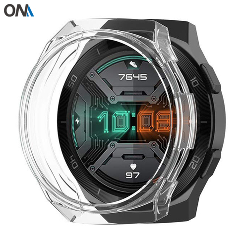 Funda protectora para Huawei Watch GT 2E GT2E GT2 GT 2, 46mm, 42mm, transparente, suave, delgada, protección de TPU, accesorios para reloj inteligente ► Foto 1/6