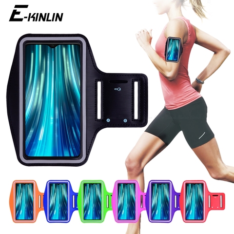 Funda de soporte para teléfono de gimnasio para correr para Xiaomi Redmi Note 9S 9 8 7 5 6 Pro Mi Max 2 3 11 10 10 10T 9T 9 8 A3 A2 caja de brazo Lite brazo ► Foto 1/6