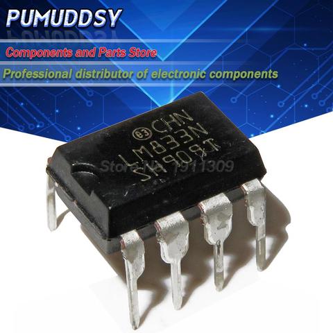 10 piezas LM833N DIP8 LM833 DIP IC nuevo y original ► Foto 1/1