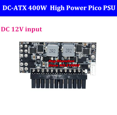 Módulo de fuente de alimentación de interruptor de salida de 400W para PC DC 12V 400W 24pin Pico PSU ATX Switch PSU Car Auto Mini ITX DC a DC Power ► Foto 1/5