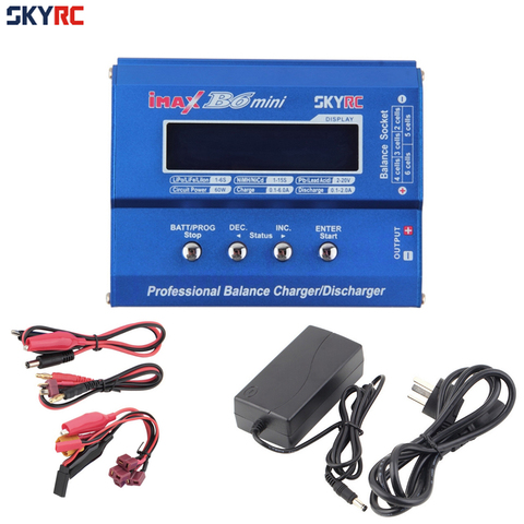 Original SKYRC IMAX B6 60W 6A RC LiPo Nimh cargador de equilibrio de batería descargador de + 15V 6A adaptador de poder para RC helicóptero Juguetes ► Foto 1/6