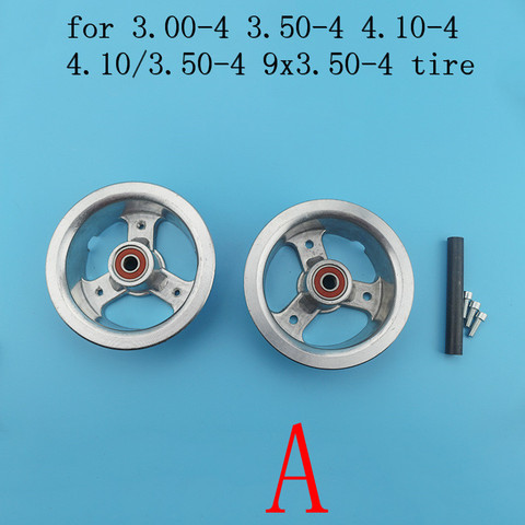 Alta calidad 3,00-4 4,10/3,50-4 9x3. 50-4 pulgadas juegos de llanta de rueda de la rueda libre Scooter Eléctrico Scooter de Gas ATV ► Foto 1/5