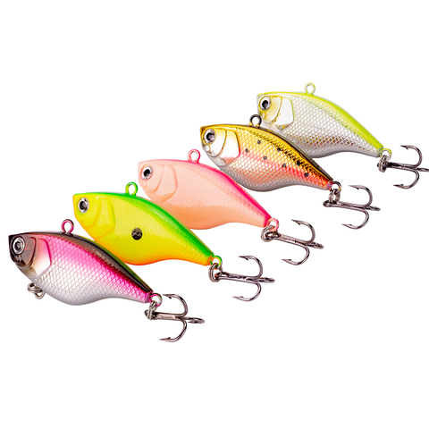 1 Uds 4Cm 4,8G Crankbait Wobbler se hunde de pesca Crankbaits Vib duro señuelo Mini acciones Wobblers aparejos de pesca ► Foto 1/2