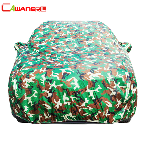 Cawanerl-cubierta impermeable de camuflaje para coche, cubierta protectora contra el sol, la lluvia y la nieve, a prueba de viento, cubiertas para coche entero, para SUV, sedán, Hatchback ► Foto 1/6