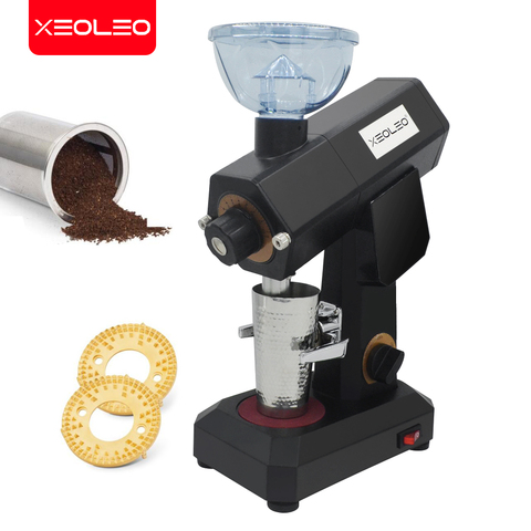 XEOLEO-Molinillo Eléctrico de café con filtro triturador, moledor de café con dientes fantasma, máquina de fresado de 200g, 110/220V, 150W ► Foto 1/6