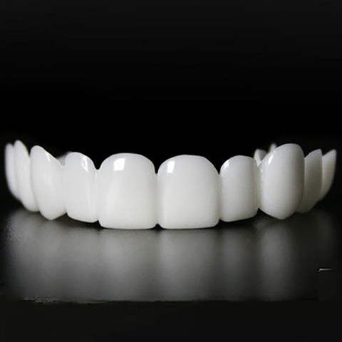 Uds.-cubierta superior e inferior de dentadura postiza, soporte para dentadura Dental, ajuste cómodo, blanqueamiento Dental, cubierta de dentadura postiza de silicona reutilizable ► Foto 1/5