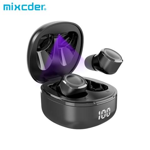 Mixcder-auriculares inalámbricos X1 PRO TWS, cascos con Bluetooth 5,1, Qualcomm aptX, iPX7, impermeables, tipo c, 50 horas de reproducción ► Foto 1/6