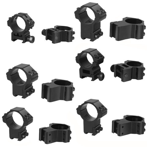 Anillos de alcance de 30mm/25mm de diámetro, adaptadores de rieles de 11mm Picatinny de 20MM para rifle de caza ► Foto 1/6