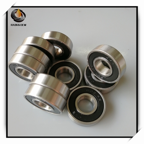 2 uds 6001 rodamiento de cerámica híbrido 12x28x8mm ABEC-7 rodamientos inferiores de bicicleta y punteros 6001RS Si3N4 rodamientos de bolas ► Foto 1/5